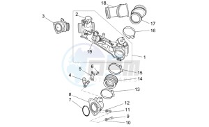 Griso V IE 1100 drawing Throttle body