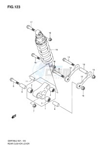 GSR750 ABS EU drawing REAR CUSHION LEVER