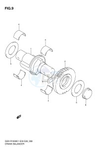 GSX-R1000 (E3-E28) drawing CRANK BALANCER