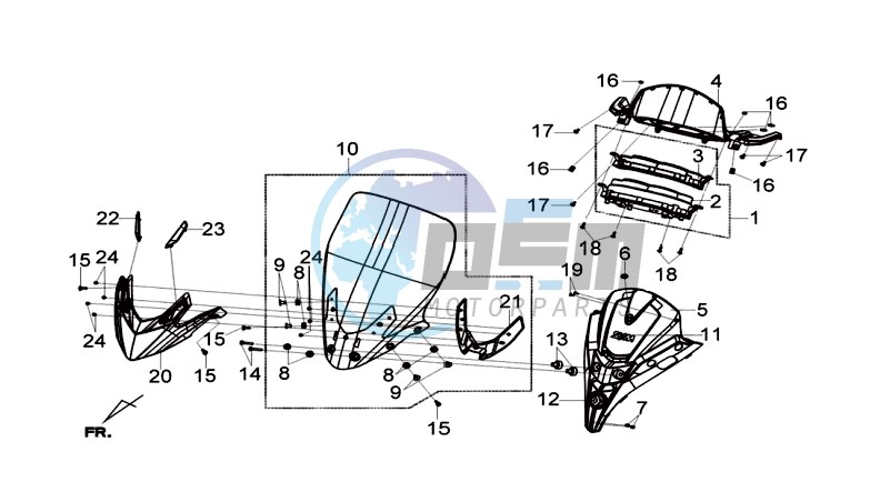 SPEEDOMETER - WINDSCREEN