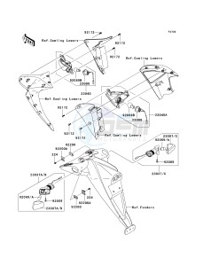 ZR 1000 B [Z1000] (7F-8F) 0B8F drawing TURN SIGNALS