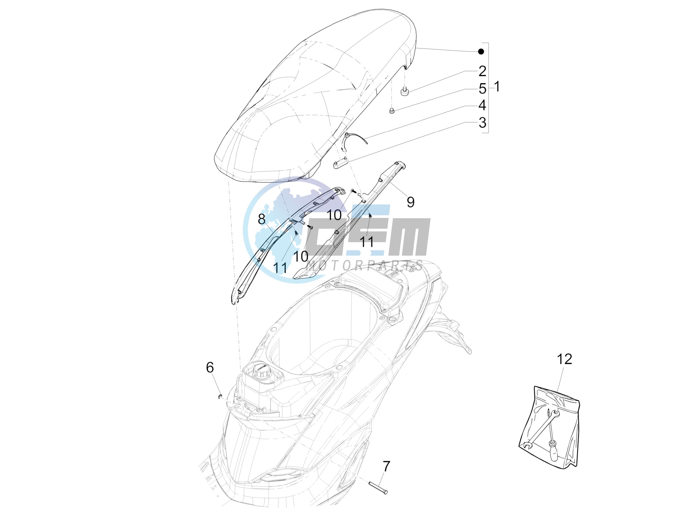 Saddle/seats