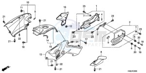 TRX500FAA Europe Direct - (ED) drawing BODY COVER