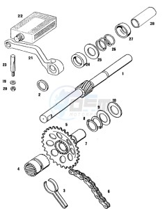 SPRINT_SPORT_30_L1 50 L1 drawing Strarter mechanism pedal