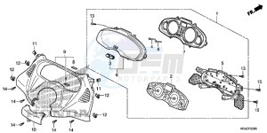 FES125C drawing SPEEDOMETER