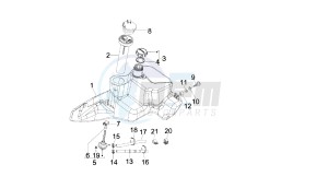 BOULEVARD - 100 CC 4T drawing FUEL TANK