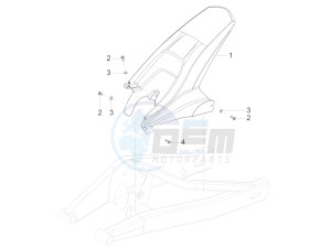 RS 125 Replica E4 ABS (EMEA) drawing Rear mudguard