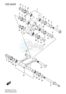 RM-Z450 EU drawing REAR CUSHION LEVER