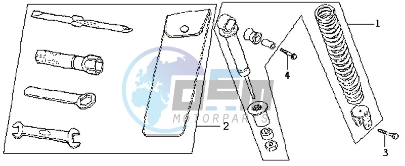 TOOL KIT / REAR SHOCK