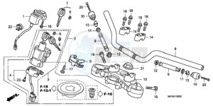 CBF600N9 Europe Direct - (ED) drawing HANDLE PIPE/TOP BRIDGE