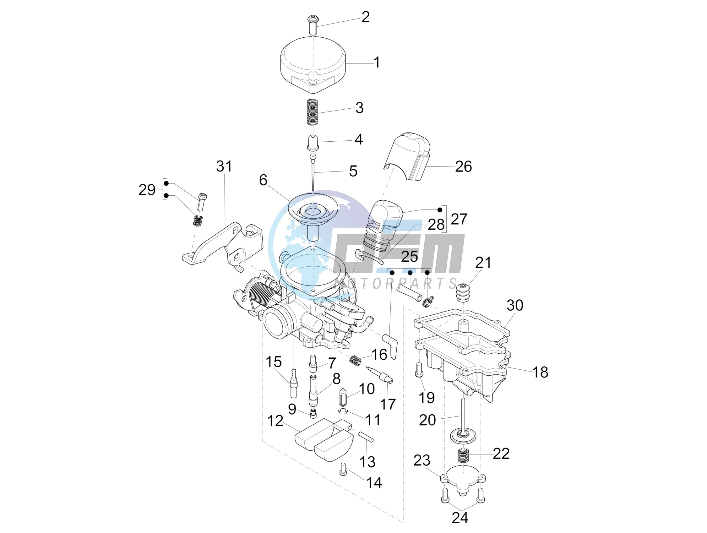 Carburetors components