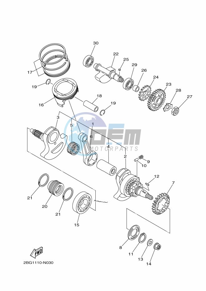 CRANKSHAFT & PISTON