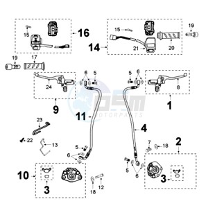 JETFORCE 50 R DARK SIDE U drawing BRAKE SYSTEM *JUAN*