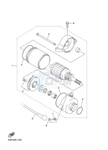 FJR1300AE FJR1300AS (1MD4 1MD5) drawing STARTING MOTOR