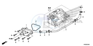 TRX500FA5F TRX500FA Europe Direct - (ED) drawing WATER PUMP COVER