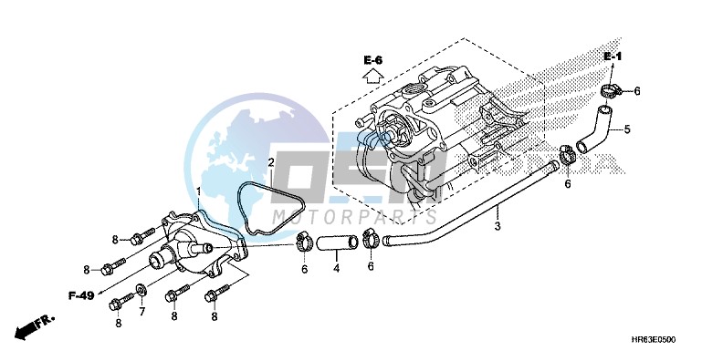 WATER PUMP COVER