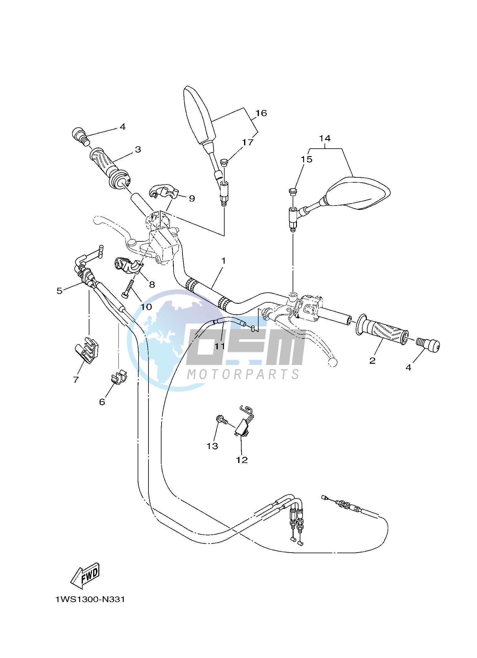 STEERING HANDLE & CABLE