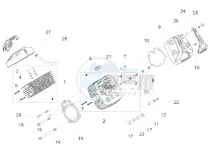 V7 II Stornello ABS 750 drawing Cylinder head