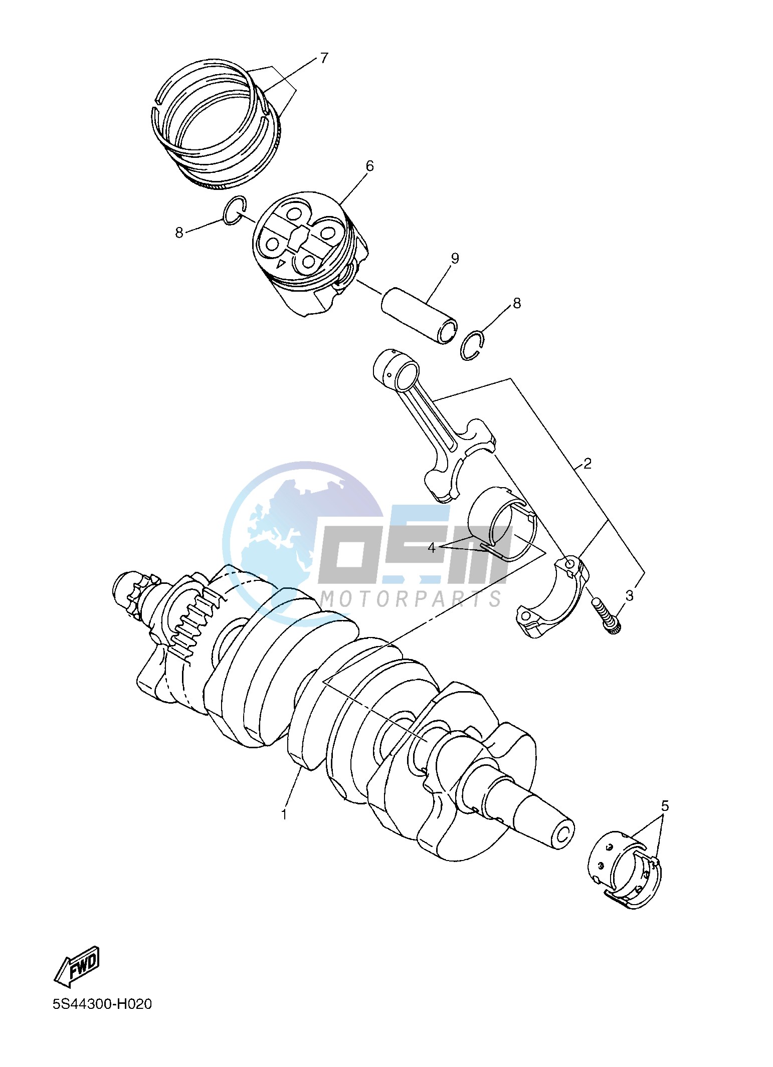 CRANKSHAFT & PISTON