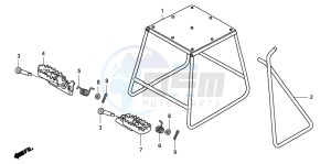 CRF150RB CRF150RB drawing STAND/STEP