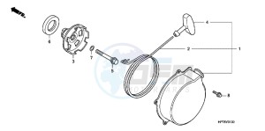 TRX420FPAC TRX420 ED drawing RECOIL STARTER