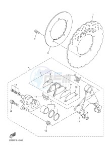 VMX17 VMAX17 1700 (2CEN) drawing REAR BRAKE