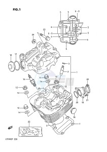 LT230E (E28) drawing CYLINDER HEAD