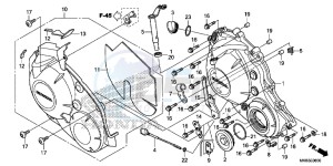 CBR1000RRG CBR1000 - Fireblade Europe Direct - (ED) drawing RIGHT CRANKCASE COVER