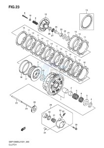 GSF-1250S BANDIT EU drawing CLUTCH