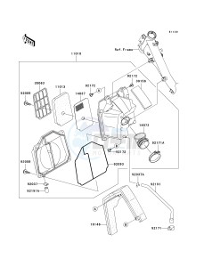 AN 112 D (D6F-D7F) D7F drawing AIR CLEANER