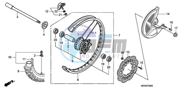 FRONT WHEEL