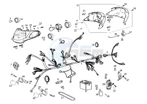 ATLANTIS O2 RED BULLET - 50 cc drawing WIRING HARNESS