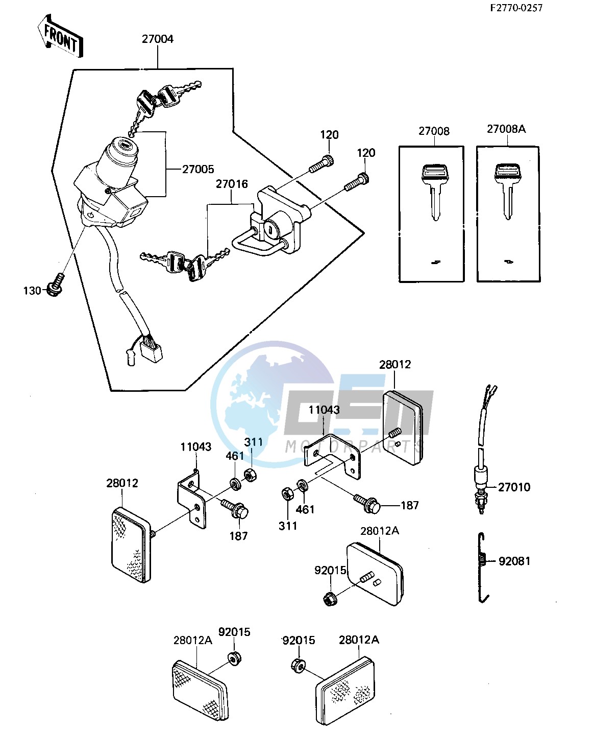 IGNITION SWITCH_LOCKS_REFLECTORS