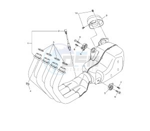 XJ6-N 600 drawing EXHAUST