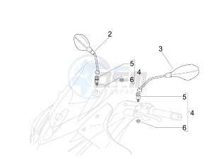 Nexus 125 ie e3 drawing Mirrors