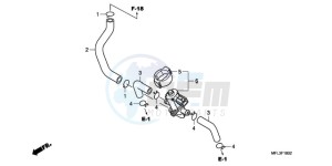 CBR1000RR9 Korea - (KO / HRC MME) drawing AIR INJECTION CONTROL VALVE