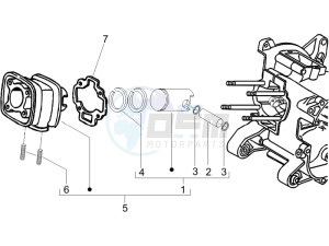 NRG POWER DD 50 drawing Cylinder-piston-wrist pin unit