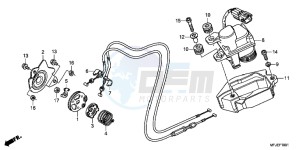 CBR600RRC drawing SERVO MOTOR