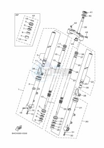 MT-07 MTN690 (BATK) drawing FRONT FORK