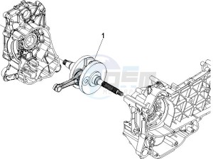 Liberty 125 4t Sport e3 (UK) UK drawing Crankshaft