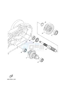 XC125R YW125 SKYLINER S (2PE2) drawing TRANSMISSION