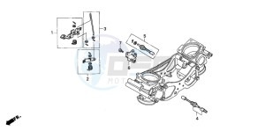 XL1000VA VARADERO drawing THROTTLE BODY (COMPONENT PARTS)