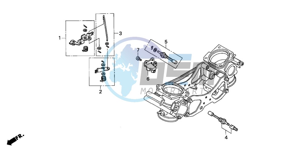 THROTTLE BODY (COMPONENT PARTS)