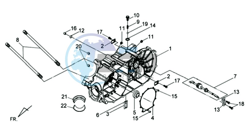 CRANKCASE LEFT