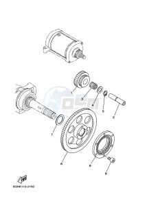 YFM450FWBD KODIAK 450 EPS (BHT1) drawing STARTER CLUTCH