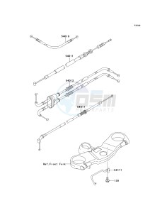 ZX 600 M [NINJA ZX-6RR] (M1) [NINJA ZX-6RR] drawing CABLES