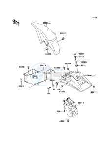 KLE500 KLE500B6F GB XX (EU ME A(FRICA) drawing Fenders