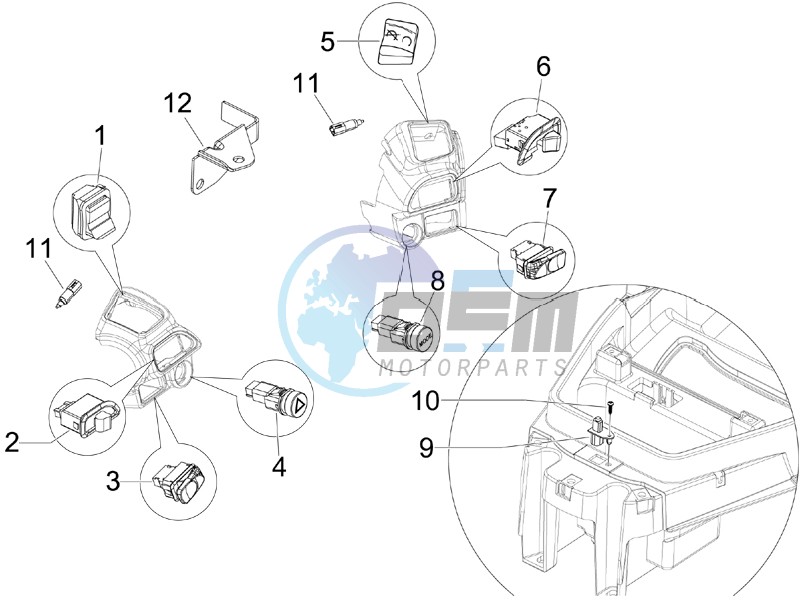 Selectors - Switches - Buttons