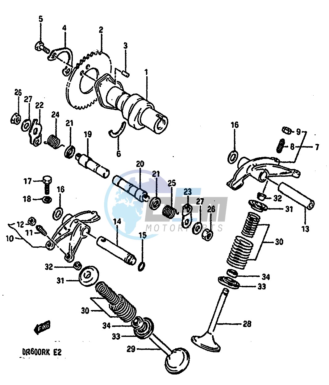 CAM SHAFT-VALVE