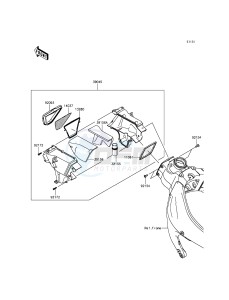 NINJA_ZX-6R ZX636EFFA FR GB XX (EU ME A(FRICA) drawing Air Duct